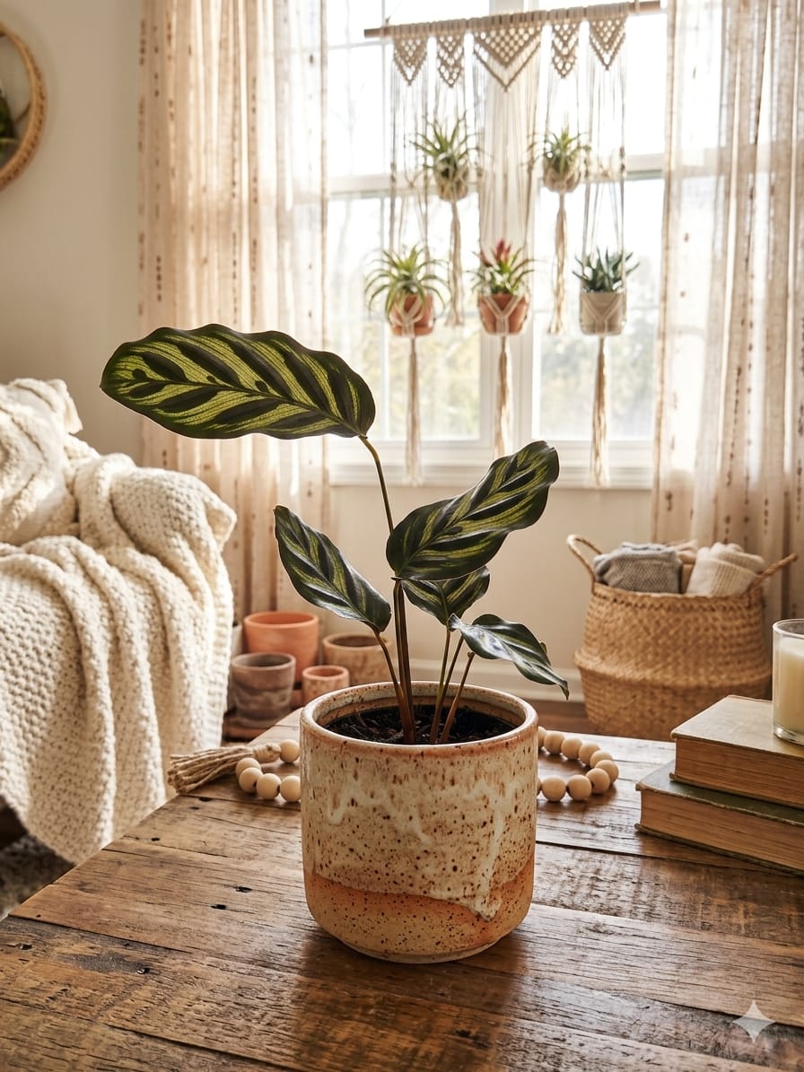 Muda de Calathea Pavão (Maranta Pavão) - Imagem 2
