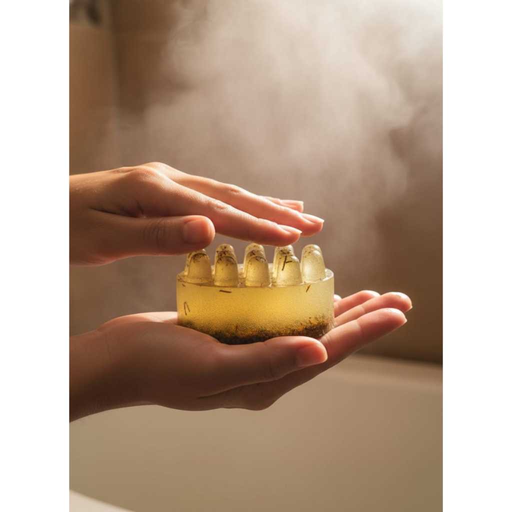 SABONETE TERAPÊUTICO MASSAGEADOR – ALECRIM & CAMOMILA - Imagem 6